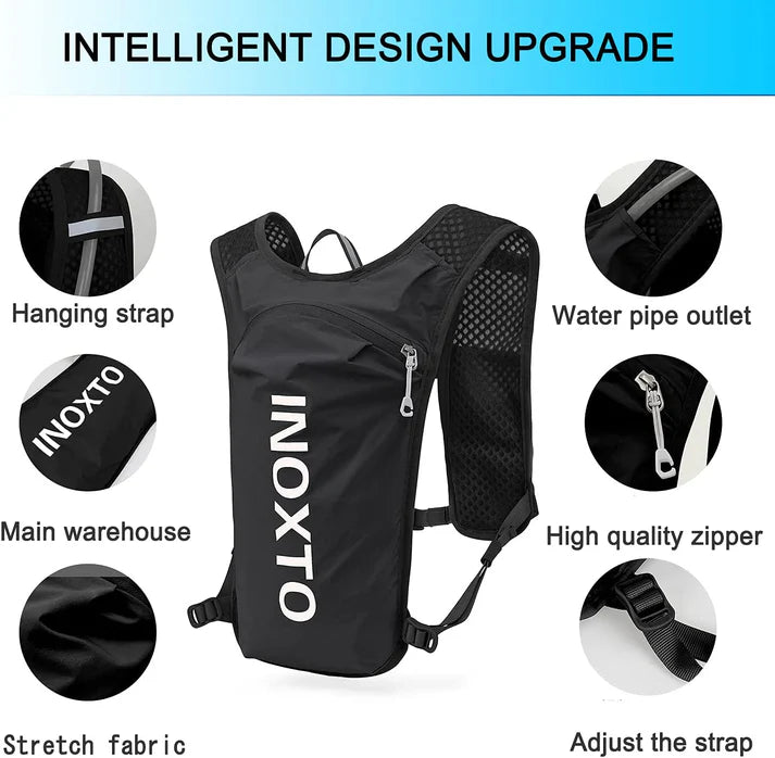 INOXTO™ - Hydration Vest With Mobile Phone Pocket
