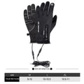 Heated Gloves Eletric Thermal Heat Gloves Winter Warm Skiing Snowboarding Hunting Fishing Waterproof Heated Rechargeable Gloves