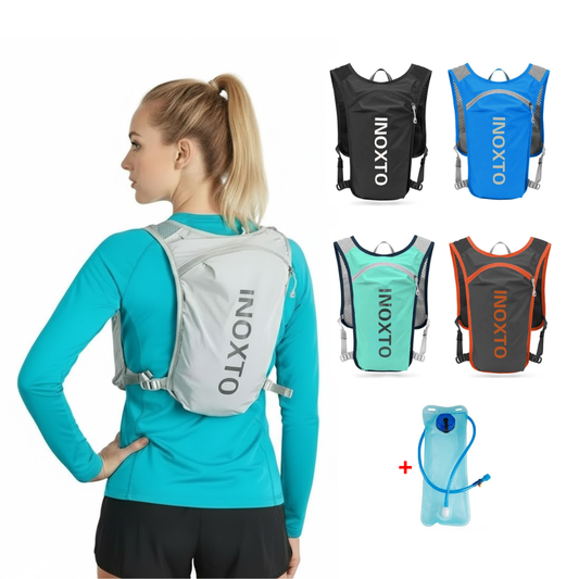 Breathable Hydration Vest with Phone Pocket for Running & Cycling