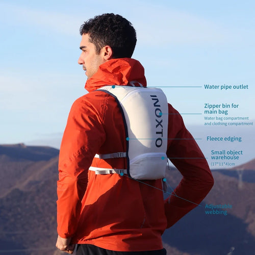 Breathable Hydration Vest with Phone Pocket for Running & Cycling - Montrip