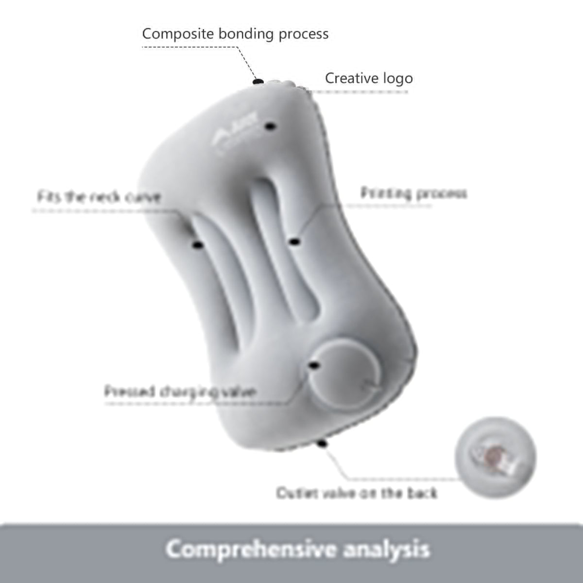 Inflatable Travel Pillow - Montrip